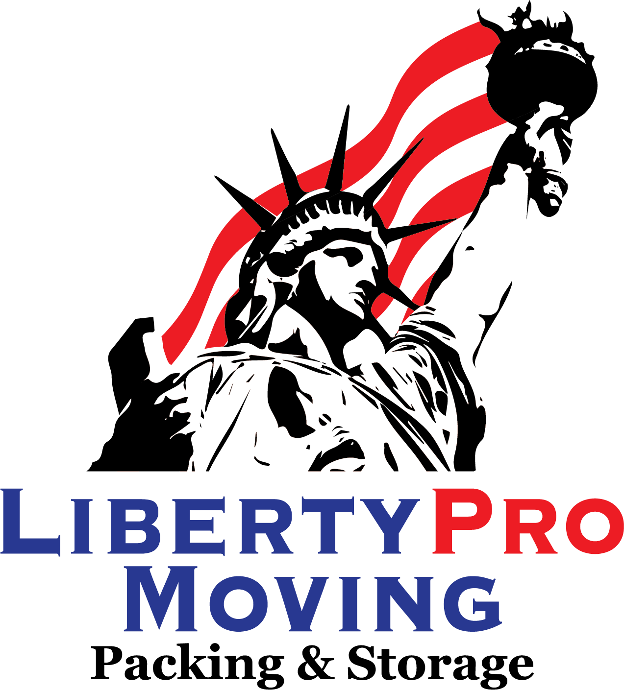 Liberty Pro Moving — Statue of Liberty logo