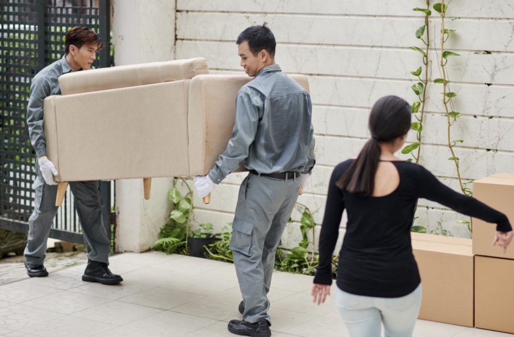 Apartment movers Lilburn Georgia stairs move | Lawrenceville Moving Company | LIBERTY PRO MOVING Apartment movers Lilburn Georgia stairs move