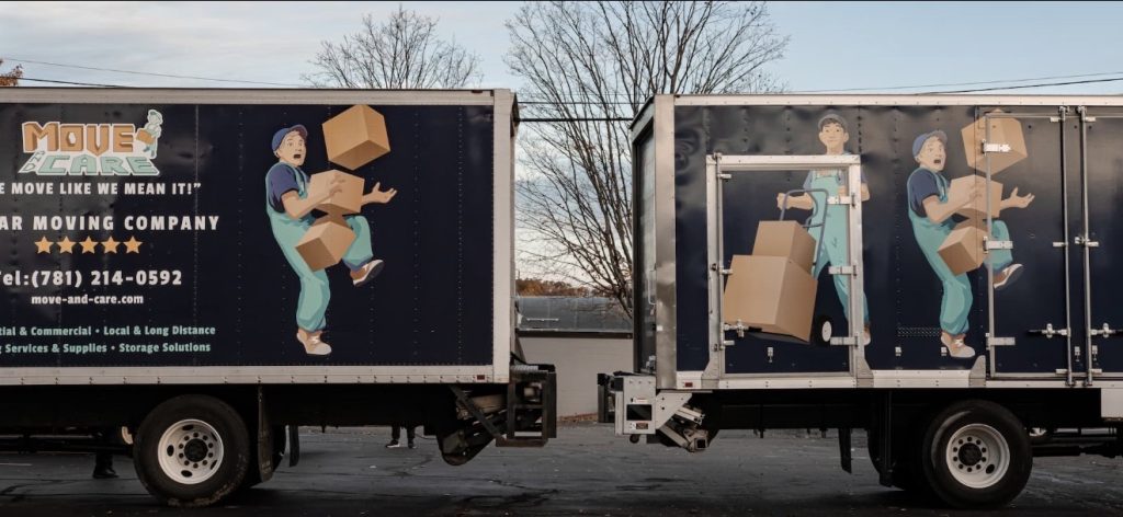 Organized moving truck packed with furniture and boxes | Lawrenceville Moving Company | LIBERTY PRO MOVING Organized moving truck packed with furniture and boxes